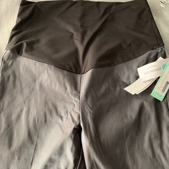 Grey stitch fix NWT maternity dress crop - Picture 1 of 3